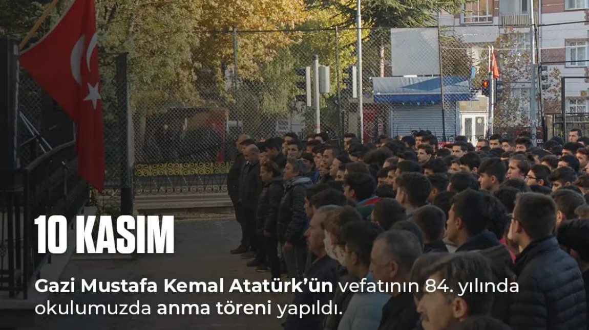 10 Kasım Atatürk'ü Anma Günü Töreni 